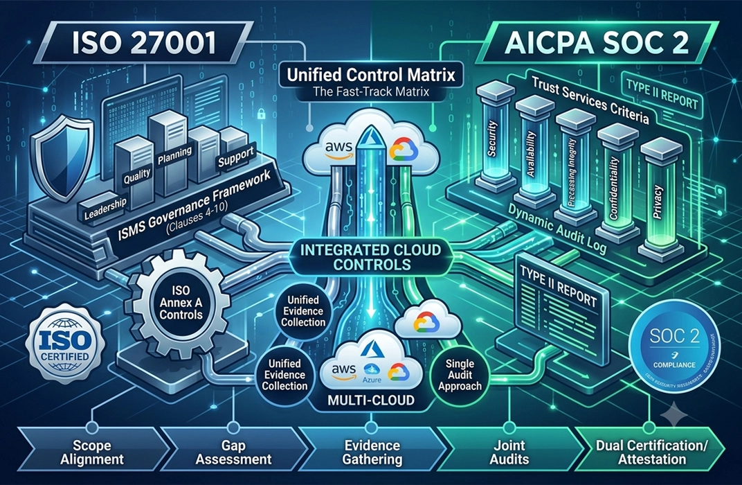 The Fast-Track Matrix: Parallel-Pathing ISO 27001 and SOC 2 Certification